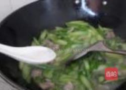 芦笋炒肉片的做法图解6