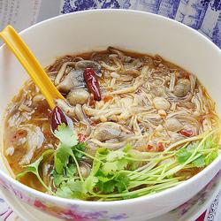 麻辣杂菇烫粉丝的做法[图]