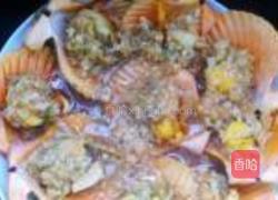 蒜蓉蒸扇贝的做法图解5