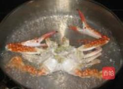梭子蟹蒸鸡蛋的做法图解4