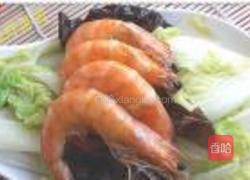 虾炒娃娃菜的做法图解7