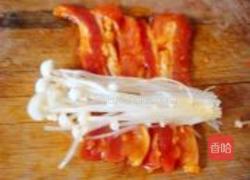 金针菇五花肉卷的做法图解7