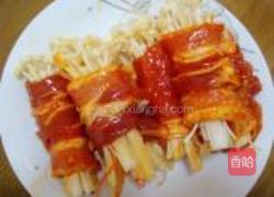 金针菇五花肉卷的做法图解9