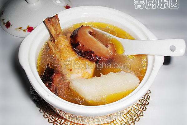 花菇山药煲鸡汤