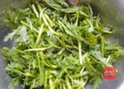 油泼茼蒿的做法图解3