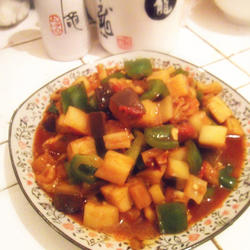 莲藕茄丁的做法[图]