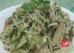 拌腐竹黄瓜金针菇的做法图解10