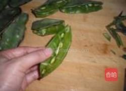 孜然软炸扁豆角盒的做法图解2