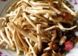 茶树菇炒蛋的做法图解2