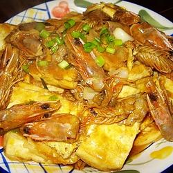 虾黄锅塌豆腐的做法[图]