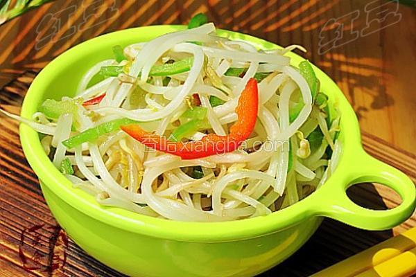 醋烹绿豆芽