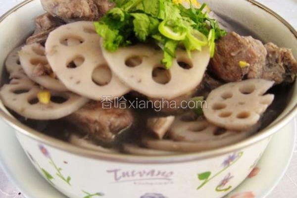 速食排骨藕汤