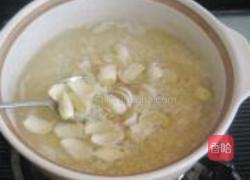 百合花莲子小米粥的做法图解3
