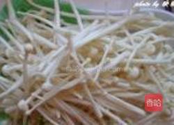 榨菜拌金针菇的做法图解1