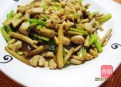 茶树菇香芹滑里脊的做法图解8