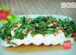 自制鸡精拌小葱豆腐的做法图解11