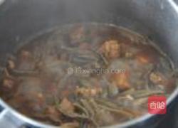 干豆角烧猪肩肉的做法图解6