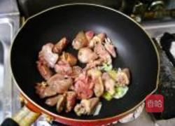 莲藕鸡心肝的做法图解4