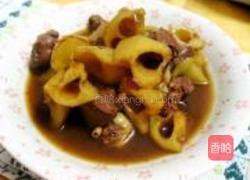 莲藕鸡心肝的做法图解6