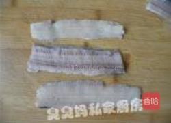 宫保带鱼花的做法图解2