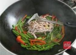 蒜苔炒肉丝的做法图解4