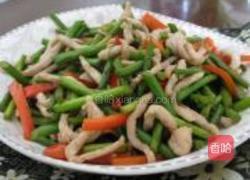 蒜苔炒肉丝的做法图解5