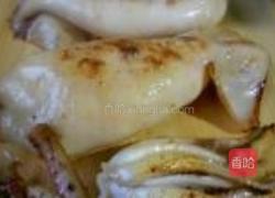 浇汁鱿鱼的做法图解4