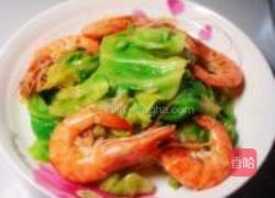蒜香大虾包菜的做法图解11
