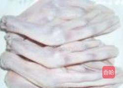 烤肉料烧鸭爪的做法图解1