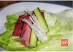 培根火腿生菜卷的做法图解6