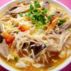 番茄蘑菇鸡蛋面的做法[图]