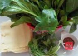 千张菠菜卷的做法图解1