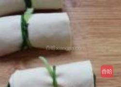 千张菠菜卷的做法图解9