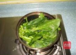 菠菜豆腐汤的做法图解4