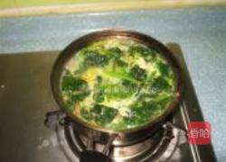 菠菜豆腐汤的做法图解7