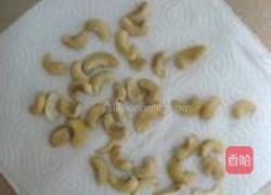 腰果香菇炒芥兰梗的做法图解3