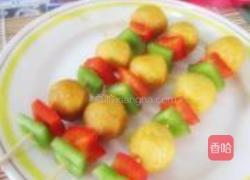 竹签咖喱鱼丸的做法图解9