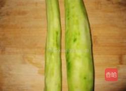 丝瓜炒茶树菇的做法图解3