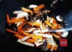 杂蔬素炒年糕的做法图解6