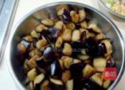 干炒茄丁的做法图解4