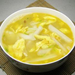 北杆菜蛋皮汤的做法[图]