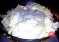 白菜粉皮炖鸡的做法图解8