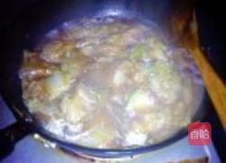 白菜粉皮炖鸡的做法图解9
