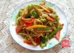 五花黄豆芽菜的做法图解9