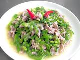 青椒毛豆炒肉絲的做法[圖]