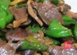 青椒炒鸭肫的做法图解8