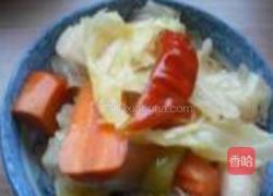 凉拌泡菜花生米的做法图解3