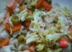 凉拌泡菜花生米的做法图解4