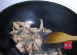 蒜台炒肉的做法图解4