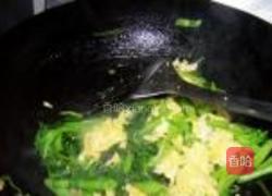 鸡蛋炒菠菜的做法图解8
